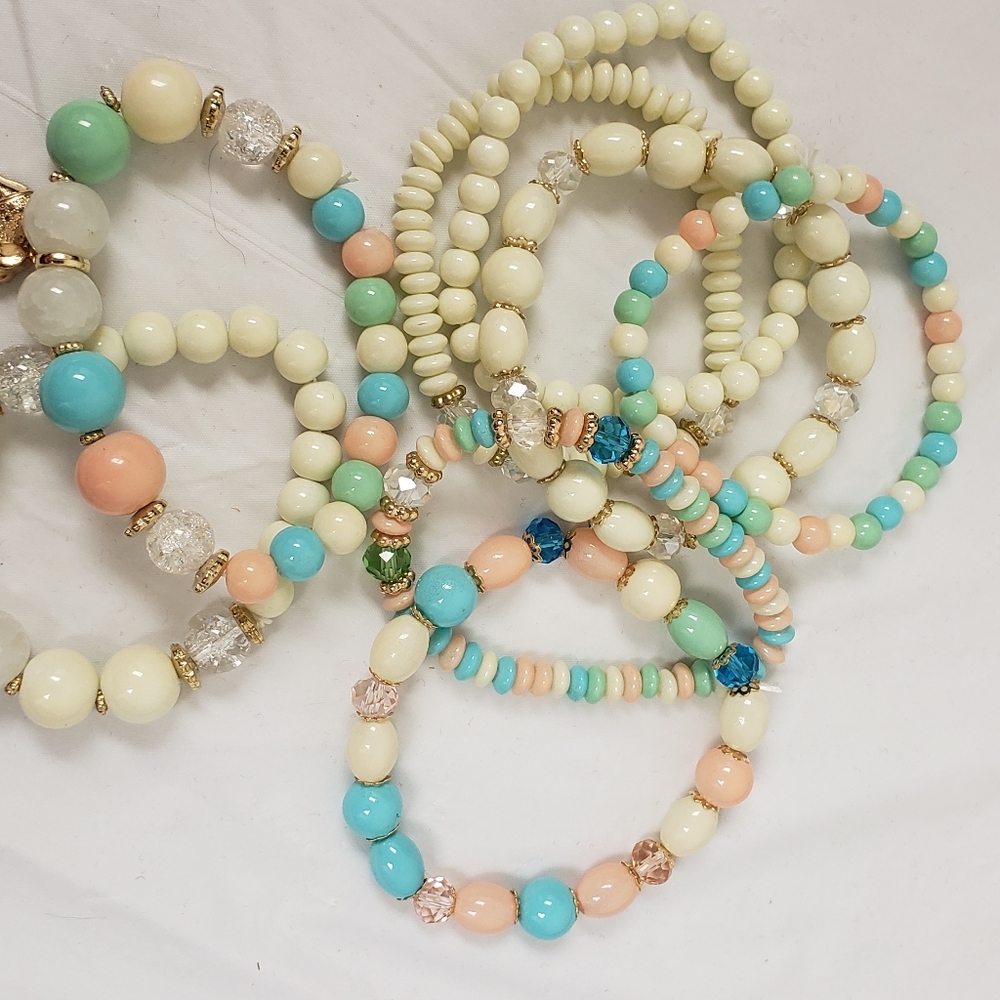 Bohemian stack bracelets - Picture 4 of 4